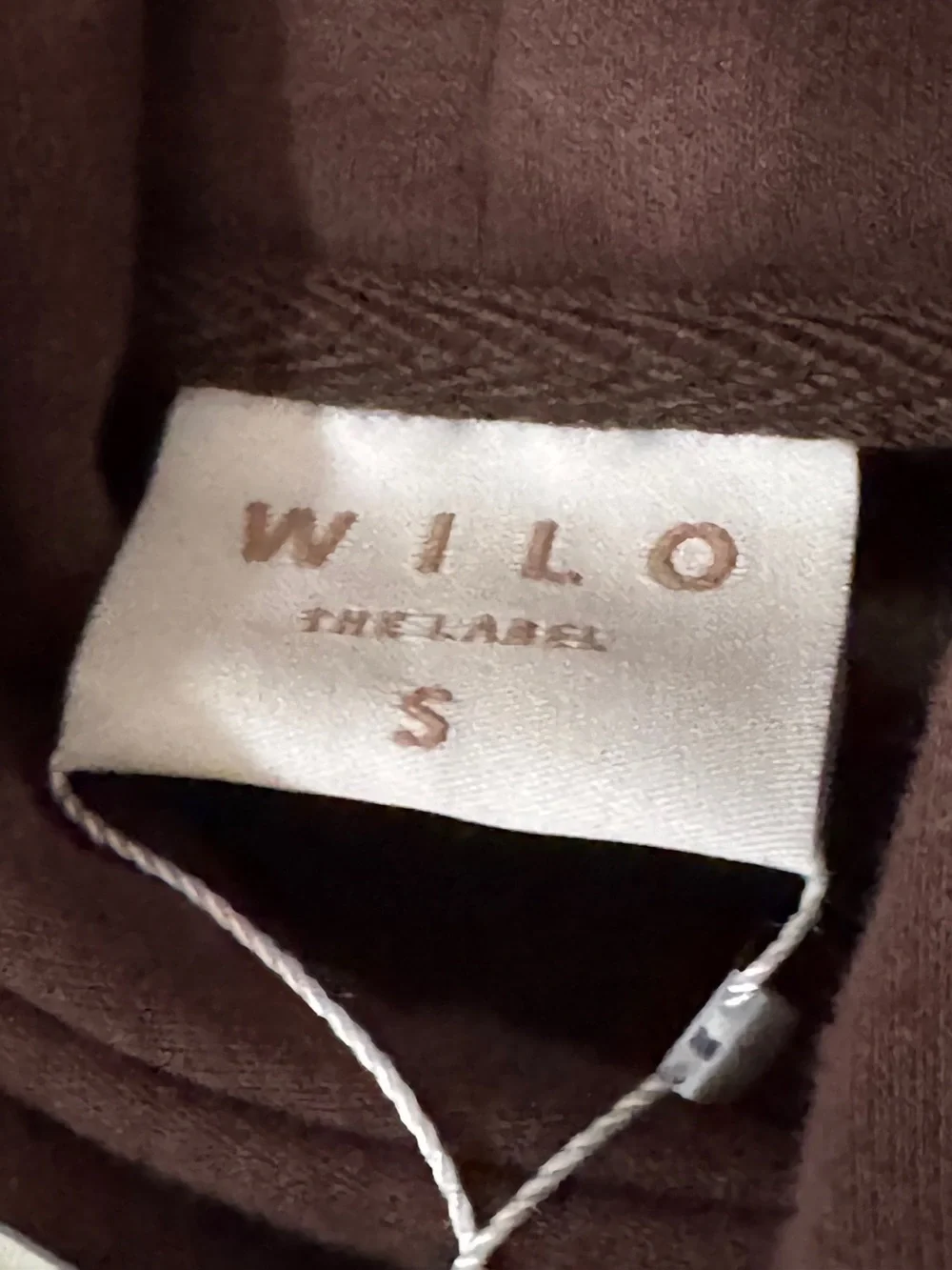 Wilo The Label Wellness Club Matching Set NWT Small Chocolate Brown Pink
